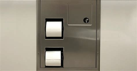 small metal box in women bathroom is for wgat|Take Care When Emptying Sanitary Disposal Units in Women’s R.